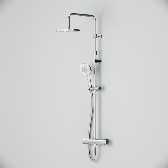 Душевая стойка с термостатом Am.Pm X-Joy F0785A400, Цвет производителя: хром - 6 Душевая стойка с термостатом Am.Pm X-Joy F0785A400, Цвет производителя: хром фото 6