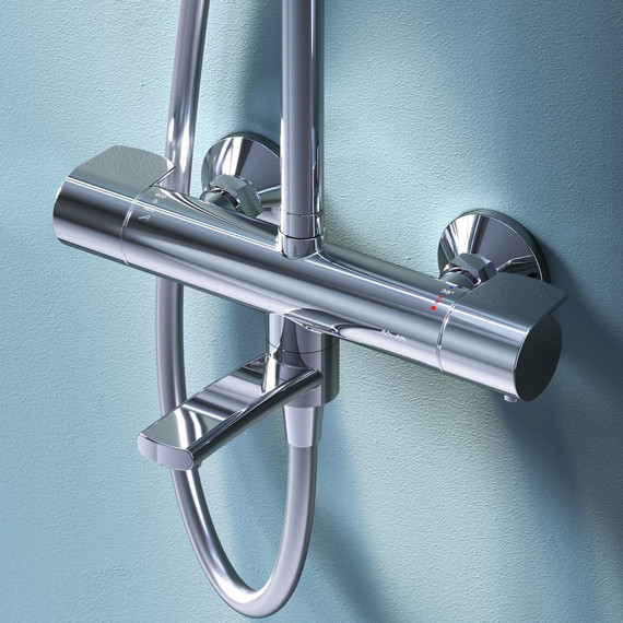 Душевая стойка с термостатом Am.Pm X-Joy F0785A500, Цвет производителя: хром - 12 Душевая стойка с термостатом Am.Pm X-Joy F0785A500, Цвет производителя: хром фото 12