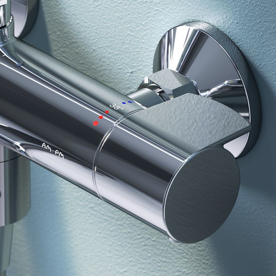 Душевая стойка с термостатом Am.Pm X-Joy F0785A500, Цвет производителя: хром - 9 Душевая стойка с термостатом Am.Pm X-Joy F0785A500, Цвет производителя: хром фото 9