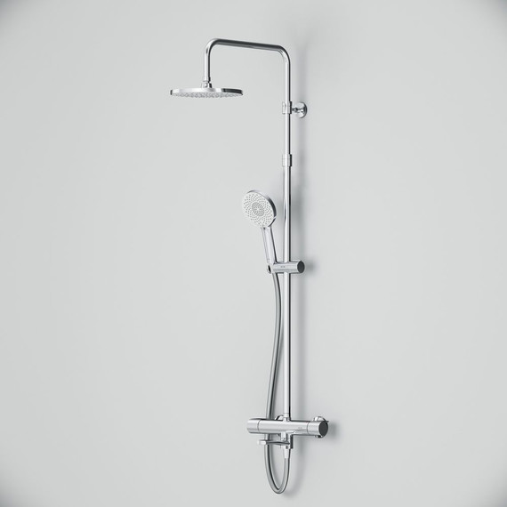 Душевая стойка с термостатом Am.Pm X-Joy F0785A500, Цвет производителя: хром - 6 Душевая стойка с термостатом Am.Pm X-Joy F0785A500, Цвет производителя: хром фото 6