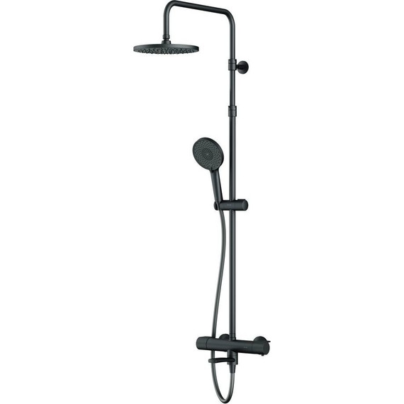 Душевая стойка с термостатом Am.Pm X-Joy F0785A522, черный, Цвет производителя: чёрный - 2 Душевая стойка с термостатом Am.Pm X-Joy F0785A522, черный, Цвет производителя: чёрный фото 2