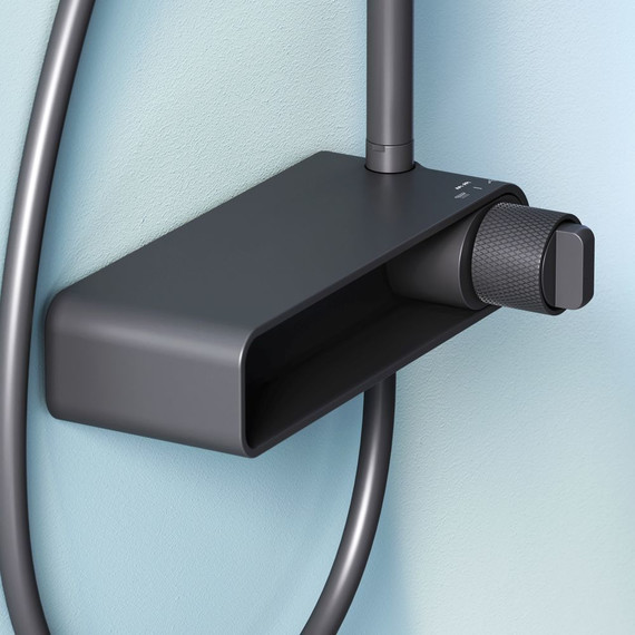 Душевая стойка Am.Pm X-Joy F0785A622, черный, Цвет производителя: чёрный фото 9