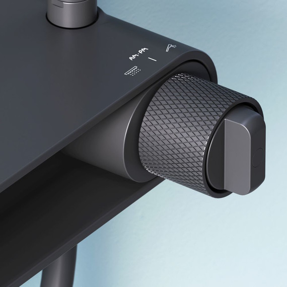 Душевая стойка Am.Pm X-Joy F0785A622, черный, Цвет производителя: чёрный фото 7