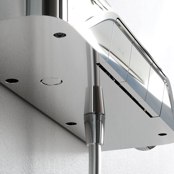 Душевая стойка с термостатом Am.Pm Func F078F200, Цвет производителя: хром - 8 Душевая стойка с термостатом Am.Pm Func F078F200, Цвет производителя: хром фото 8