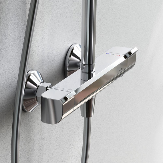 Душевая стойка с термостатом Am.Pm Func F078F400 - 6 Душевая стойка с термостатом Am.Pm Func F078F400 фото 6