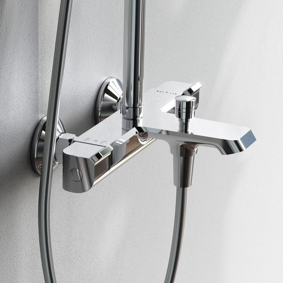 Душевая стойка с термостатом Am.Pm Func F078F500 - 5 Душевая стойка с термостатом Am.Pm Func F078F500 фото 5