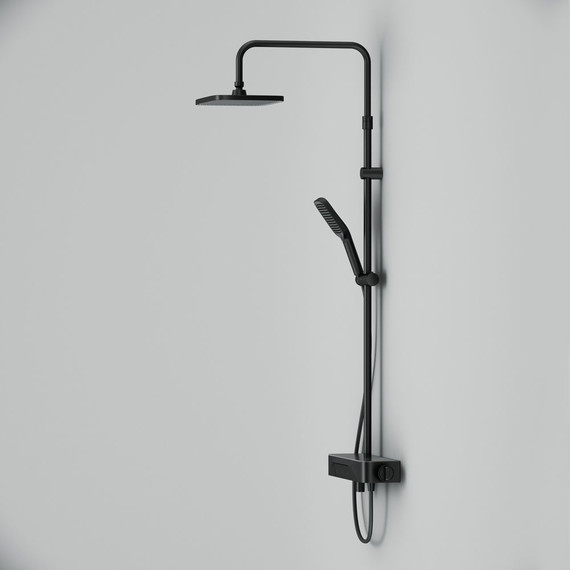 Душевая стойка Am.Pm Func F078F722, черный, Цвет производителя: чёрный - 12 Душевая стойка Am.Pm Func F078F722, черный, Цвет производителя: чёрный фото 12