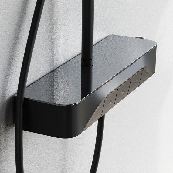 Душевая стойка Am.Pm Func F078F722, черный, Цвет производителя: чёрный - 6 Душевая стойка Am.Pm Func F078F722, черный, Цвет производителя: чёрный фото 6