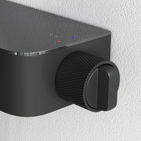 Душевая стойка Am.Pm Func F078F722, черный, Цвет производителя: чёрный - 7 Душевая стойка Am.Pm Func F078F722, черный, Цвет производителя: чёрный фото 7