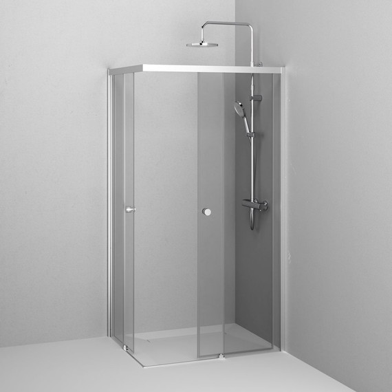 Душевое ограждение Am.Pm X-Joy 100x80 см W94G-403-10080-MТ, хром/прозрачное фото 6