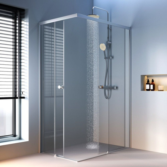 Душевое ограждение Am.Pm X-Joy 120x80 см W94G-403-12080-MТ, хром/прозрачное - 3 Душевое ограждение Am.Pm X-Joy 120x80 см W94G-403-12080-MТ, хром/прозрачное фото 3