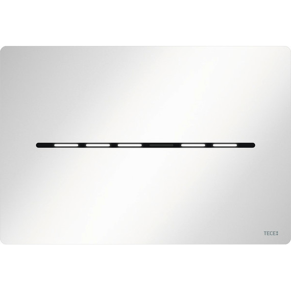 Кнопка смыва TECEsolid 9240462, бесконтактная 6 В, металлическая, белый глянцевый фото 