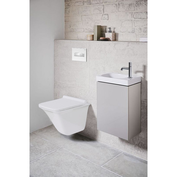 Кнопка смыва Loranto 7320, белый глянцевый - 2 Кнопка смыва Loranto 7320, белый глянцевый фото 2