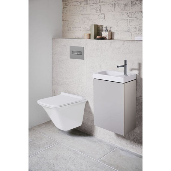 Кнопка смыва Loranto 7321, хром матовый - 2 Кнопка смыва Loranto 7321, хром матовый фото 2