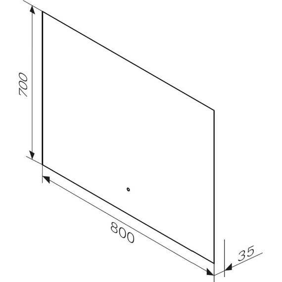Зеркало Am.Pm X-Joy 80 см M85MOX10801S - 3 Зеркало Am.Pm X-Joy 80 см M85MOX10801S фото 3