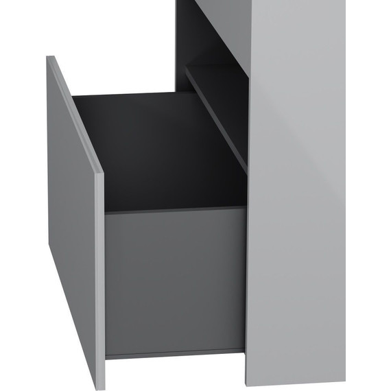 Тумба подвесная с раковиной Am.Pm Func 80 см M8FFUX0801WG, белый глянцевый, Цвет фасада: белый - 10 Тумба подвесная с раковиной Am.Pm Func 80 см M8FFUX0801WG, белый глянцевый, Цвет фасада: белый фото 10