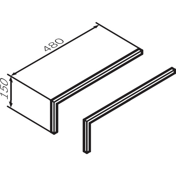 Ножки для тумбы Am.Pm M8FLEGS015GM фото 2