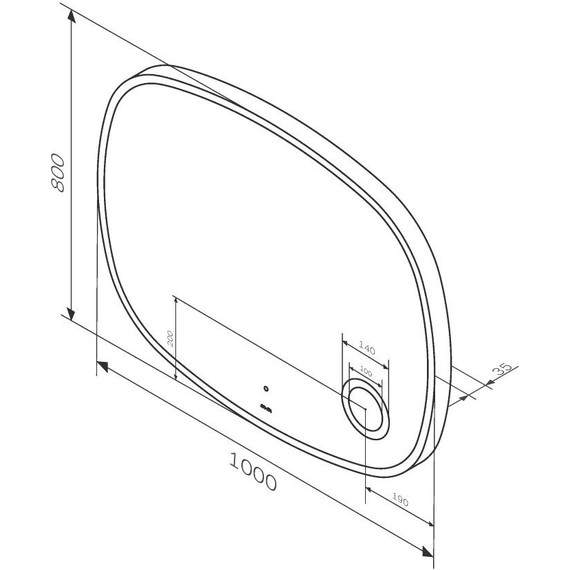 Зеркало Am.Pm Func 100 см M8FMOX1003SA фото 6