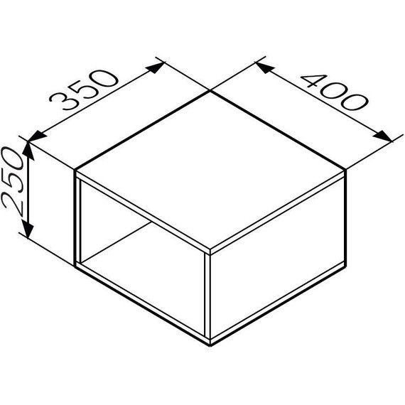 Модуль подвесной открытый Am.Pm Func 40 см M8FOH0401WG фото 5