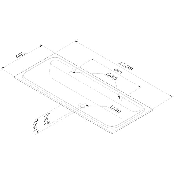 Тумба подвесная с раковиной Am.Pm Func 120 см M8FFUX1201OF, дуб крафт, Цвет фасада: тёмное дерево фото 3
