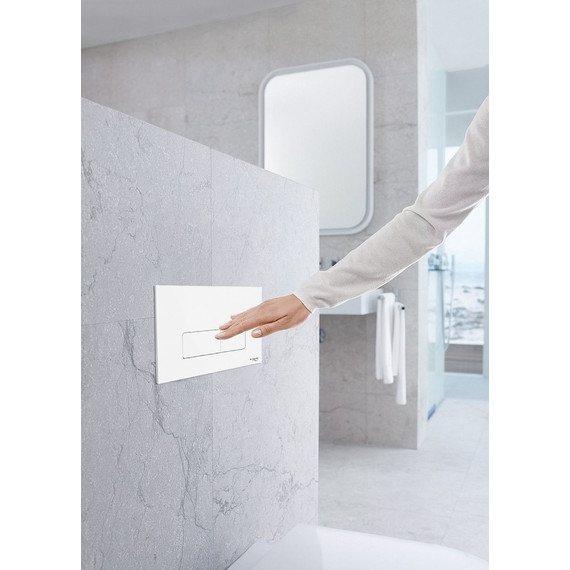 Кнопка смыва Idrospania Andrea 30356, белый матовый фото 2