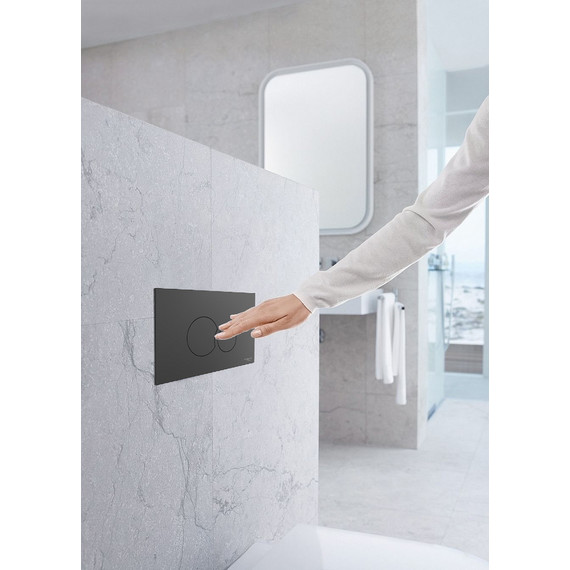 Кнопка смыва Idrospania Belen 30364, черный матовый фото 2