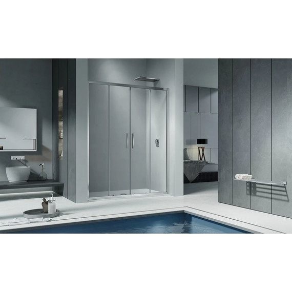 Душевая дверь Bas Cofe WTW-TD-150-C-CH 150 см, хром/прозрачное - 2 Душевая дверь Bas Cofe WTW-TD-150-C-CH 150 см, хром/прозрачное фото 2