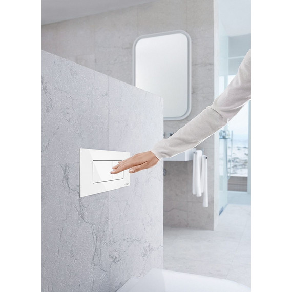 Кнопка смыва Idrospania Noelia 30370, белый глянцевый фото 2