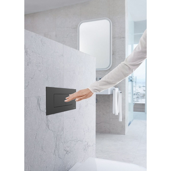 Кнопка смыва Idrospania Noelia 30374, черный матовый фото 2