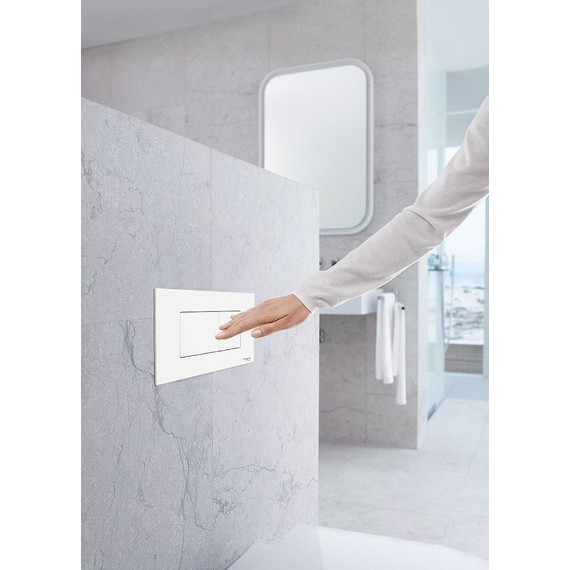 Кнопка смыва Idrospania Noelia 30376, белый матовый фото 2