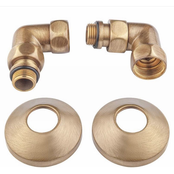 Полотенцесушитель водяной Secado Агата 4 П10 500x1000 мм, бронза фото 2