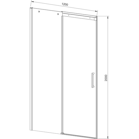 Душевая дверь Vincea Dice 120 см VDS-4D120CL (стекло 8 мм), хром/прозрачное - 3 Душевая дверь Vincea Dice 120 см VDS-4D120CL (стекло 8 мм), хром/прозрачное фото 3