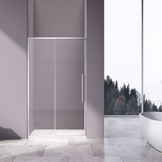 Душевая дверь Vincea Slim-N 110 см VDS-4SN110CL, хром/прозрачное фото 