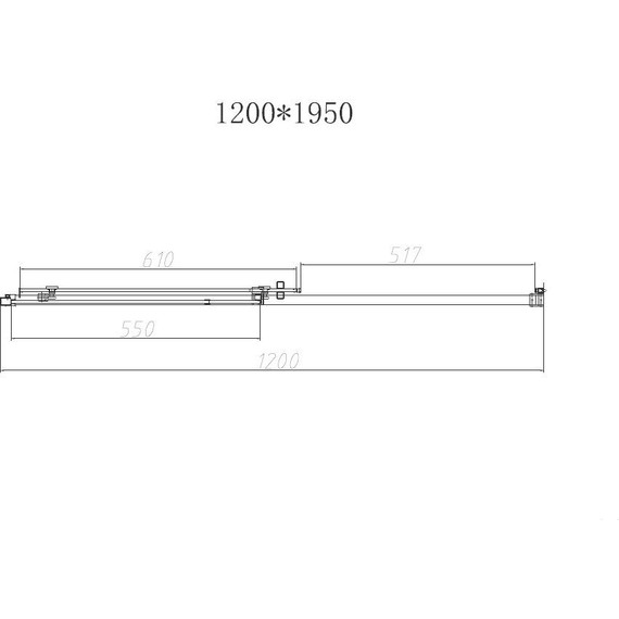 Душевая дверь Vincea Slim-N 120 см VDS-4SN120CL, хром/прозрачное фото 3