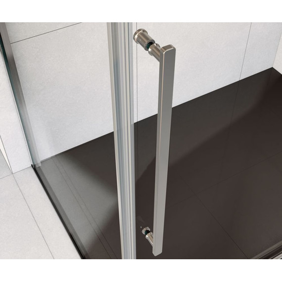 Душевое ограждение Vincea Arno 150x80 см VSR-1A8015CL (стекло 8 мм), хром/прозрачное фото 3