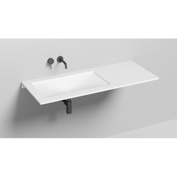 Раковина врезная под столешницу Salini Marea 13 70 см 1802213M (S-Stone) белый матовый  фото 2