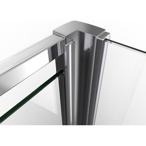 Душевое ограждение Vincea Intra 80-90x80 см VSR-1I809080CL, хром/прозрачное - 5 Душевое ограждение Vincea Intra 80-90x80 см VSR-1I809080CL, хром/прозрачное фото 5