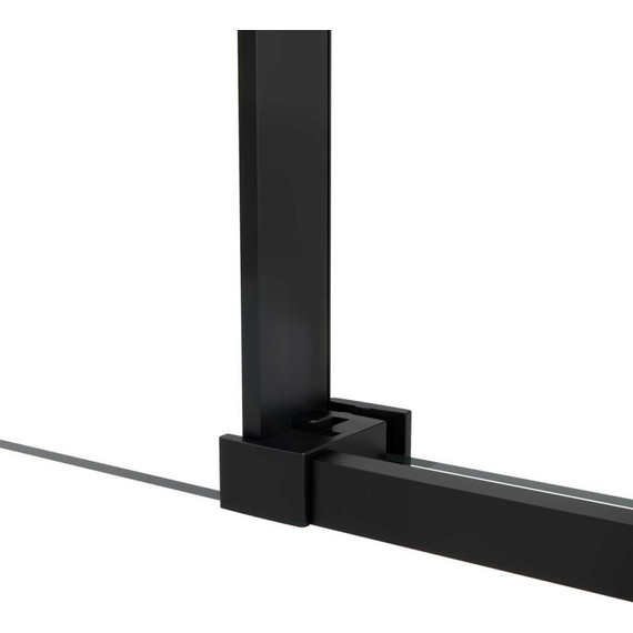 Душевое ограждение Vincea Slim Soft 120х100 см VSR-1SS1012CLB, черный/прозрачное фото 8