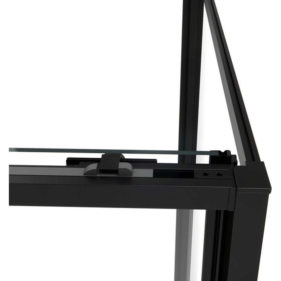 Душевое ограждение Vincea Slim Soft 100х80 см VSR-1SS8010CLB, черный/прозрачное фото 5