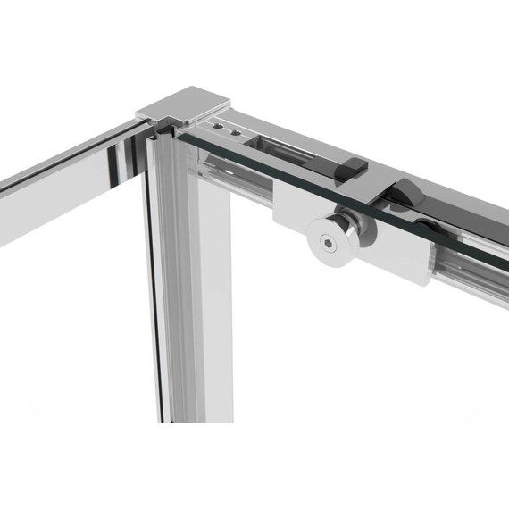 Душевое ограждение Vincea Slim Soft 120х80 см VSR-1SS8012CL, хром/прозрачное фото 7