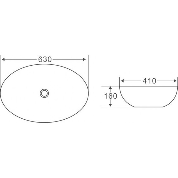 Раковина-чаша BelBagno 63 см BB1104 - 8 Раковина-чаша BelBagno 63 см BB1104 фото 8