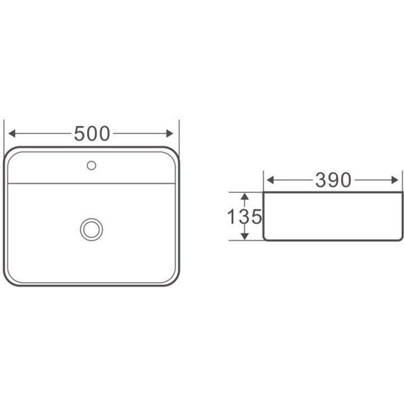 Раковина-чаша BelBagno 50 см BB1321 фото 7