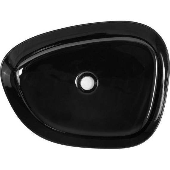 Раковина-чаша BelBagno 55 см BB1435-NERO, черный фото 7
