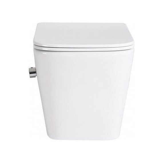 Унитаз-биде подвесной безободковый BelBagno Due BB3103CHR-BS/SC с крышкой микролифт - 4 Унитаз-биде подвесной безободковый BelBagno Due BB3103CHR-BS/SC с крышкой микролифт фото 4