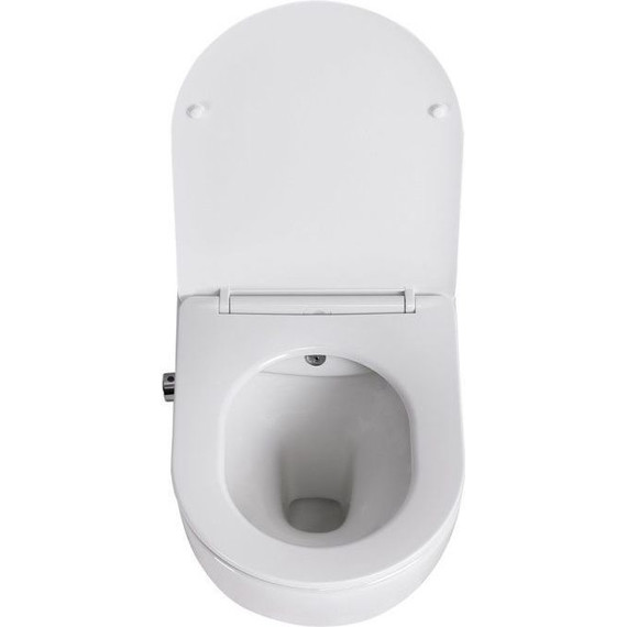 Унитаз-биде подвесной безободковый BelBagno Uno BB3105CHR-BS/SC с крышкой микролифт - 6 Унитаз-биде подвесной безободковый BelBagno Uno BB3105CHR-BS/SC с крышкой микролифт фото 6