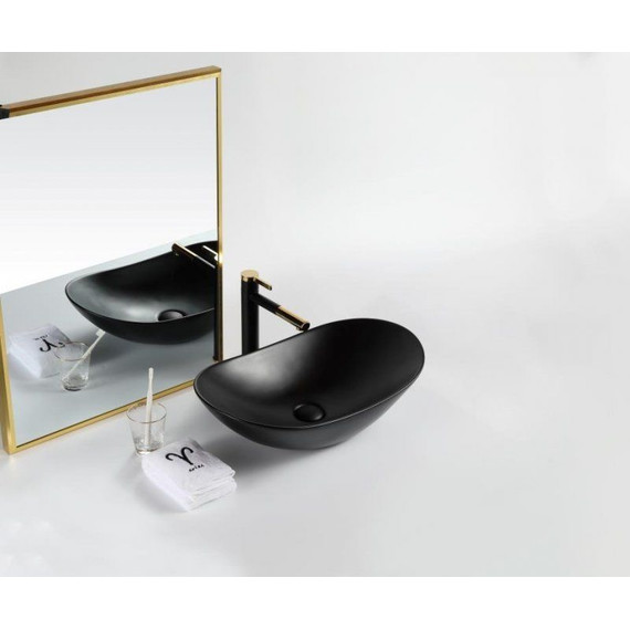 Раковина-чаша BelBagno 60 см BB1404-H301, черный матовый - 7 Раковина-чаша BelBagno 60 см BB1404-H301, черный матовый фото 7