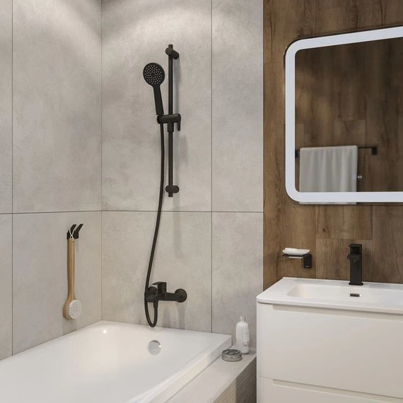 Душевой шланг Iddis Optima Home 2000 мм OPH20BLi19, черный матовый фото 5