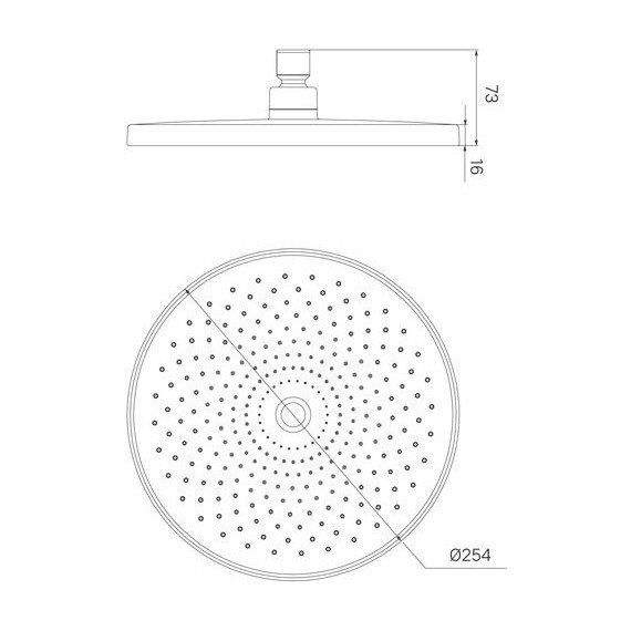 Верхний душ Iddis Optima Home 254x254 мм OPH25BPi64, черный матовый фото 6
