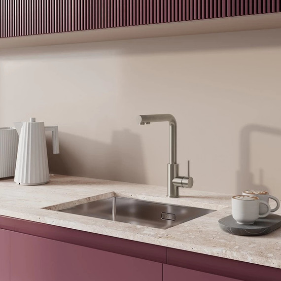 Смеситель для кухни Iddis Rule RULSTLFi05, сталь - 2 Смеситель для кухни Iddis Rule RULSTLFi05, сталь фото 2