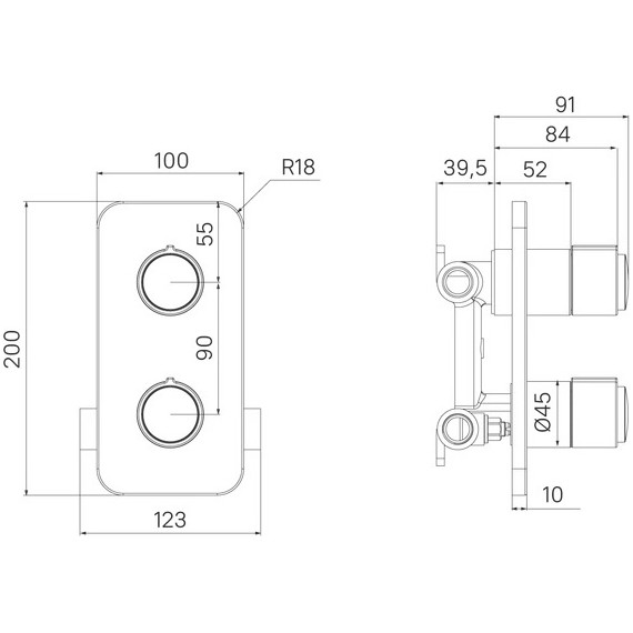 Смеситель для ванны Iddis Slide SLIBLBTi67, черный матовый фото 4